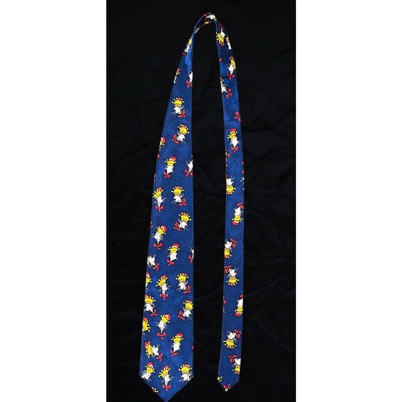Dr Seuss Cat in the Hat Dark Blue Tie - 1994 - Picture 4 of 10